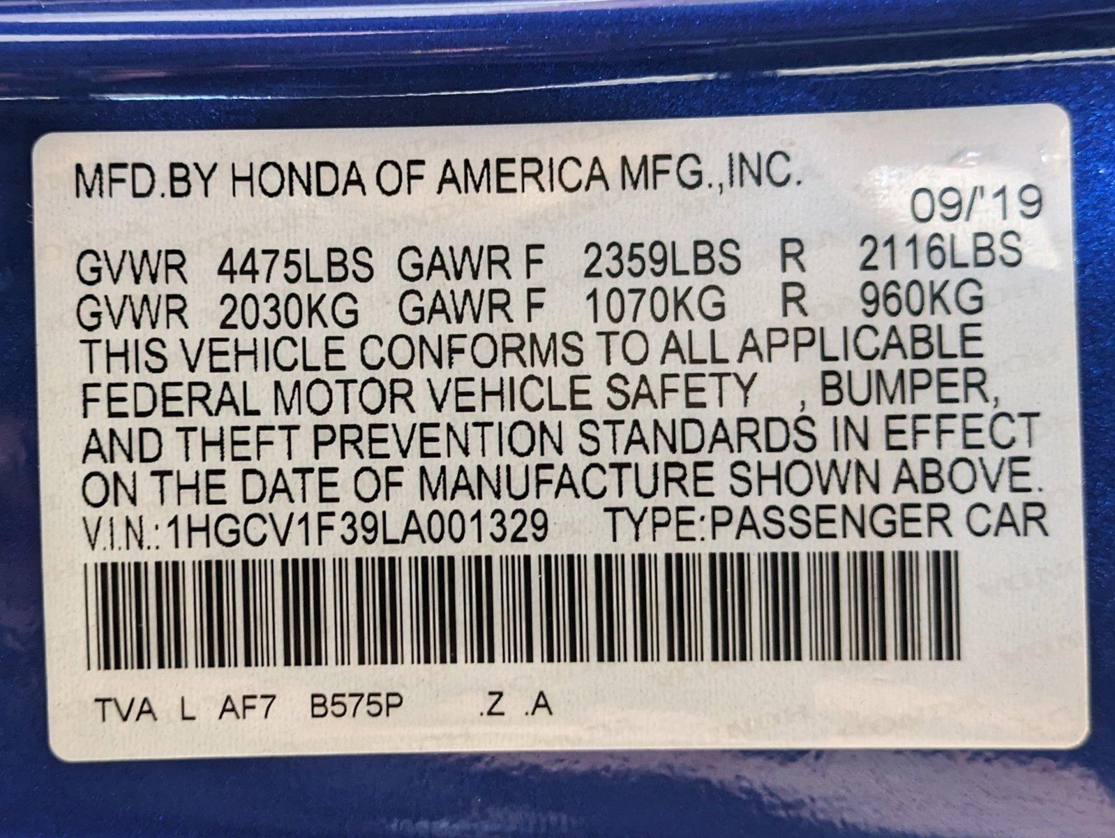 2020 Honda Accord Sedan Vehicle Photo in Las Vegas, NV 89149