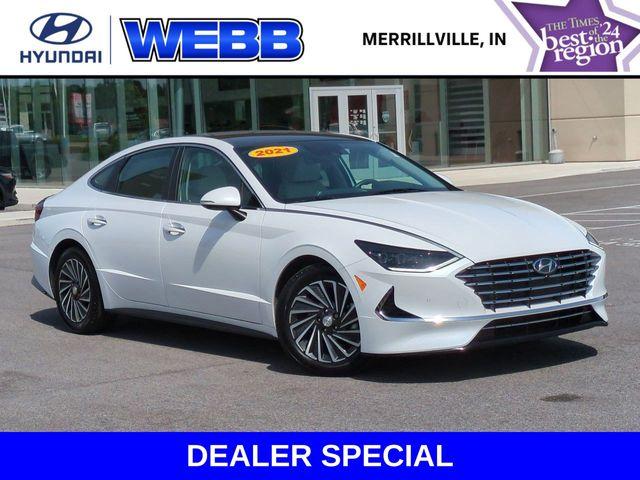 2021 Hyundai SONATA Hybrid Vehicle Photo in Merrillville, IN 46410