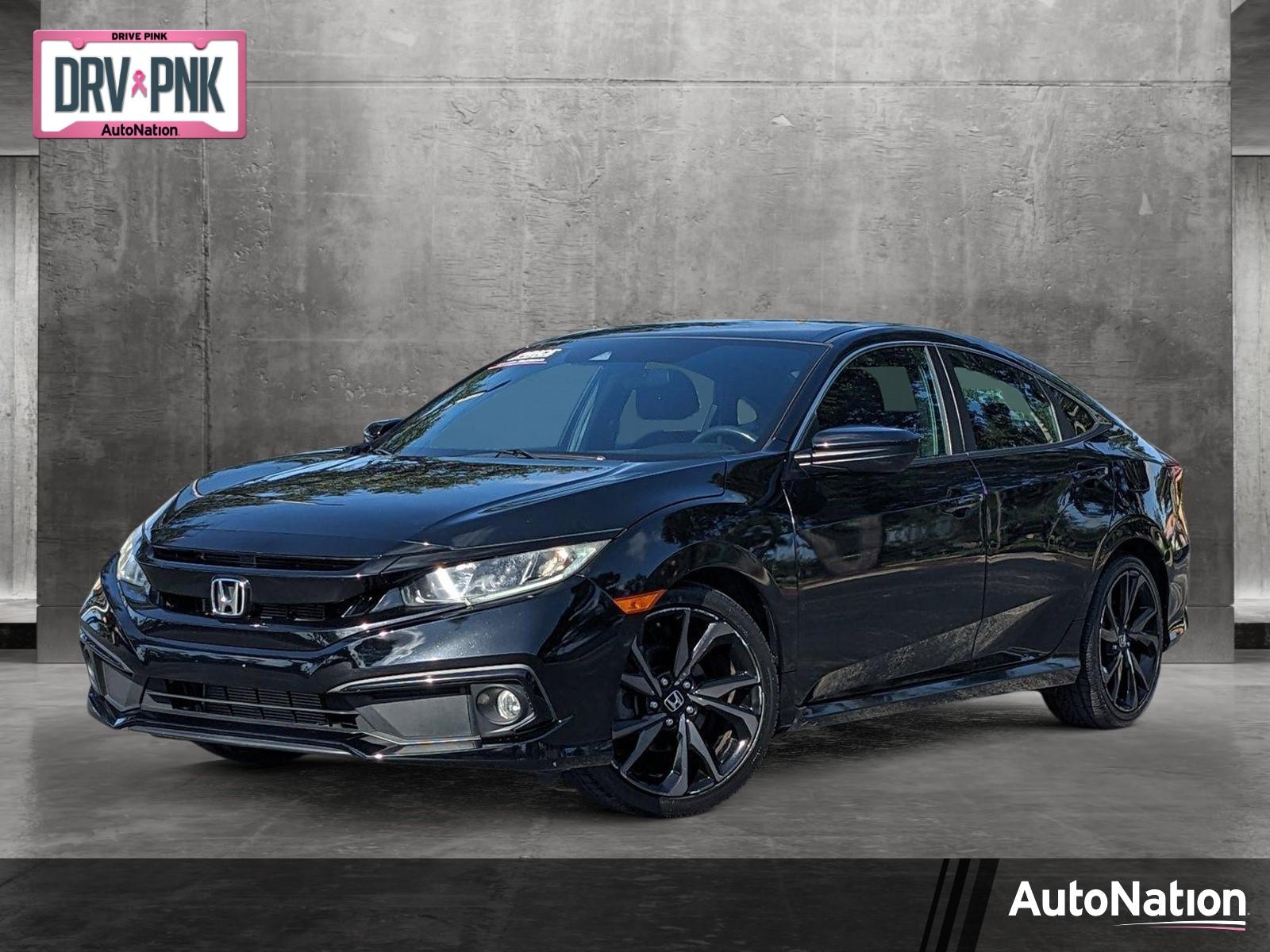 2019 Honda Civic Sedan Vehicle Photo in GREENACRES, FL 33463-3207