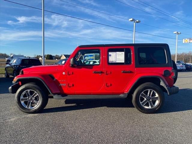 Used 2021 Jeep Wrangler Unlimited Sahara with VIN 1C4HJXEG1MW516532 for sale in Tappahannock, VA