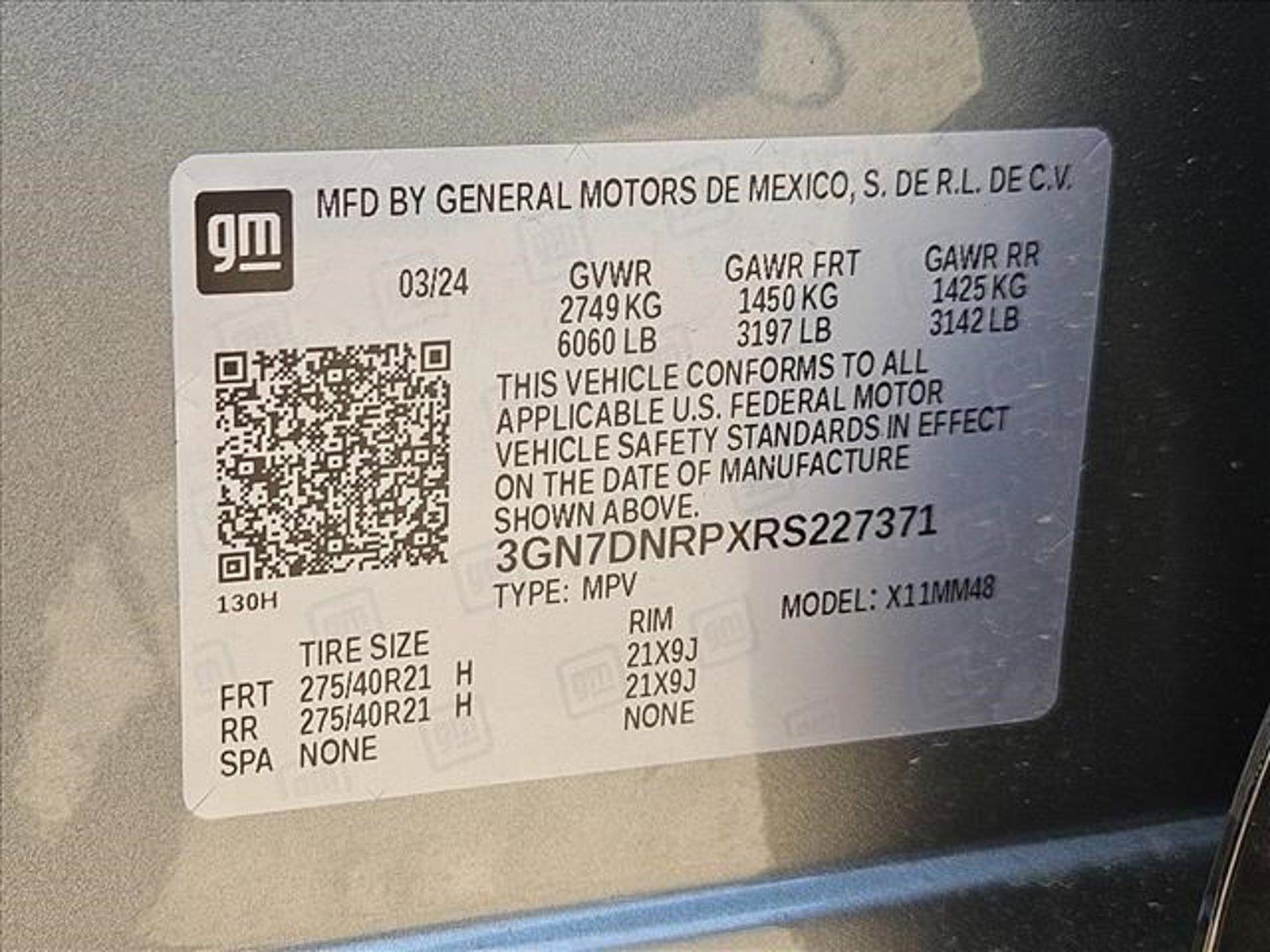 2024 Chevrolet Equinox EV Vehicle Photo in PEORIA, AZ 85382-3715