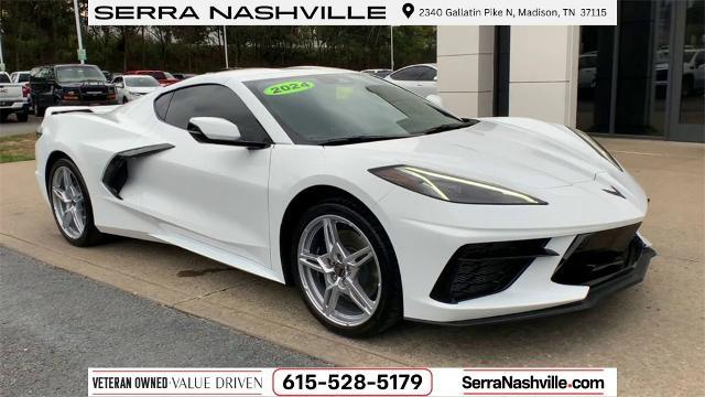 Certified 2024 Chevrolet Corvette 2LT with VIN 1G1YB2D42R5128349 for sale in Clarksville, TN