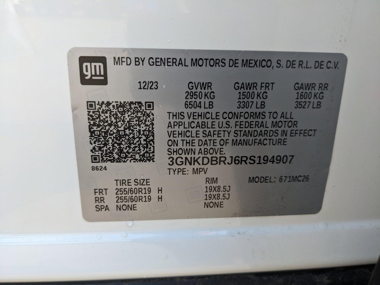 2024 Chevrolet Blazer EV Vehicle Photo in HOUSTON, TX 77034-5009