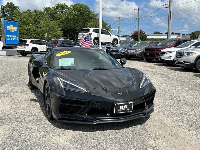 Used 2021 Chevrolet Corvette 2LT with VIN 1G1YB3D46M5105302 for sale in Virginia Beach, VA