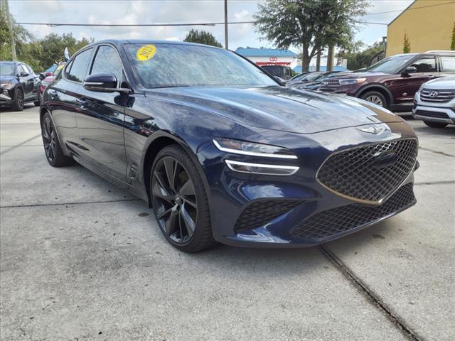 Used 2023 GENESIS G70 Standard with VIN KMTG34TA5PU116851 for sale in Melbourne, FL