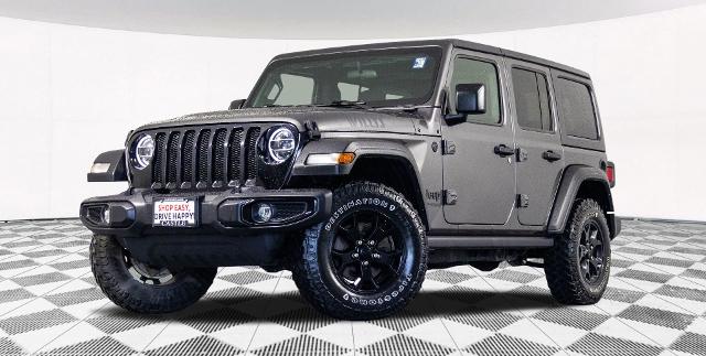 Used 2021 Jeep Wrangler Unlimited Willys with VIN 1C4HJXDN8MW760470 for sale in Riverside, IL