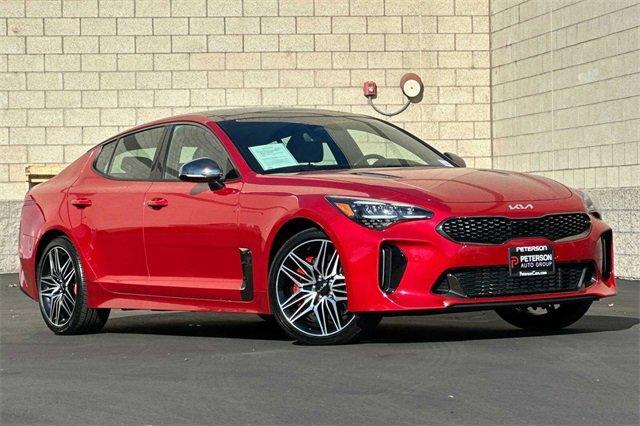 Used 2022 Kia Stinger GT1 with VIN KNAE45LC3N6115755 for sale in Boise, ID