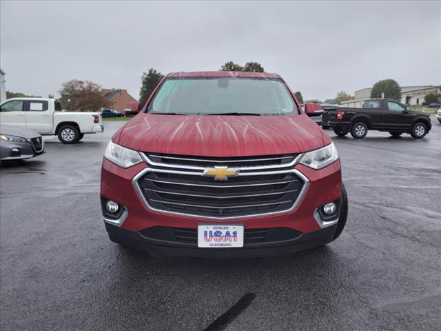 Used 2021 Chevrolet Traverse 3LT with VIN 1GNEVHKW7MJ112440 for sale in Claysburg, PA