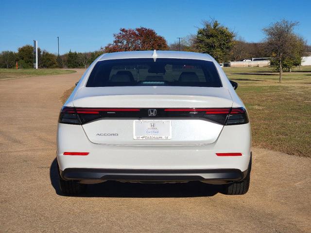 2023 Honda Accord Sedan Vehicle Photo in Denison, TX 75020