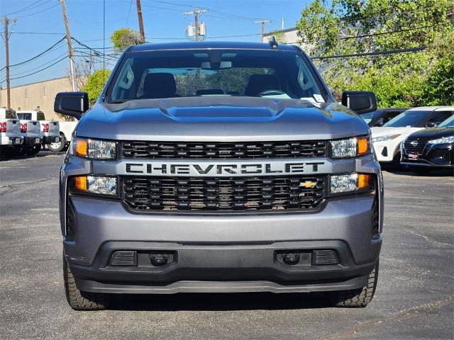 Used 2021 Chevrolet Silverado 1500 Custom with VIN 3GCPWBEH8MG179848 for sale in Farmers Branch, TX