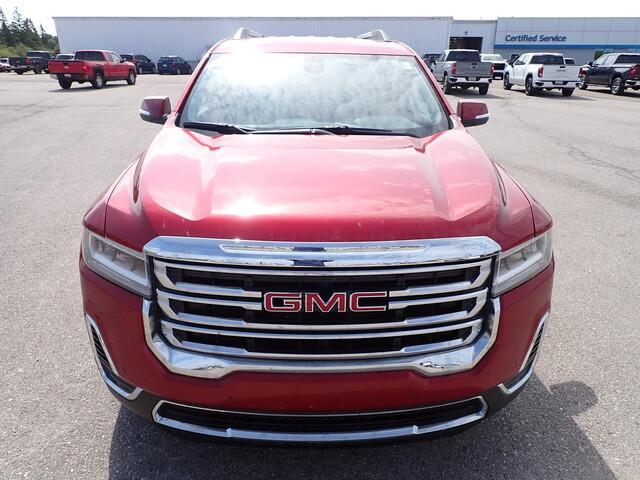 Used 2021 GMC Acadia SLE with VIN 1GKKNRLS8MZ202201 for sale in Sault Sainte Marie, MI