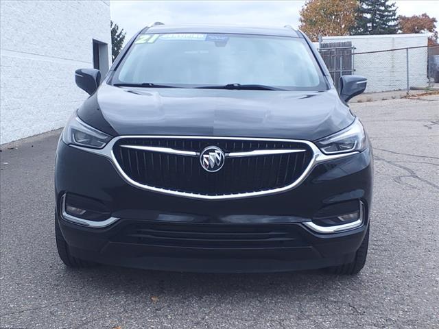 Certified 2021 Buick Enclave Essence with VIN 5GAERBKW2MJ264668 for sale in Plymouth, MI