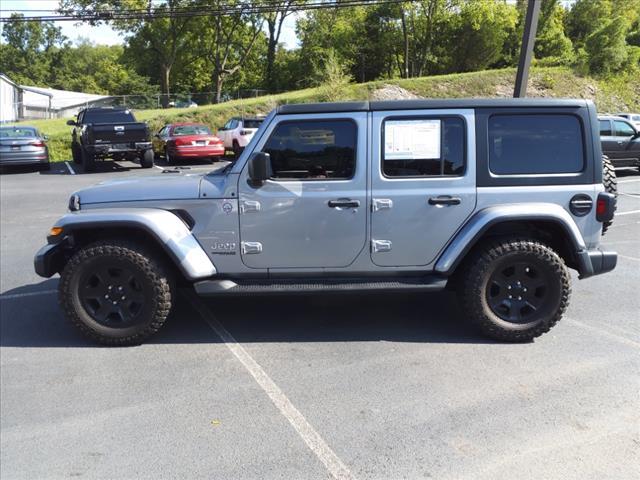 Used 2019 Jeep Wrangler Unlimited Sahara with VIN 1C4HJXEN8KW592342 for sale in Castlewood, VA