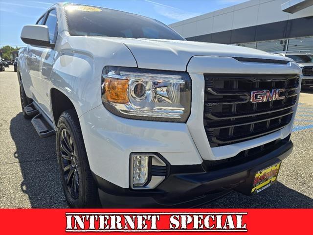 Used 2022 GMC Canyon Elevation with VIN 1GTG6CEN2N1110259 for sale in Little Falls, NJ