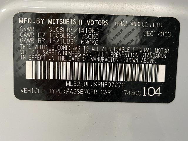 2024 Mitsubishi Mirage G4 Vehicle Photo in Appleton, WI 54913