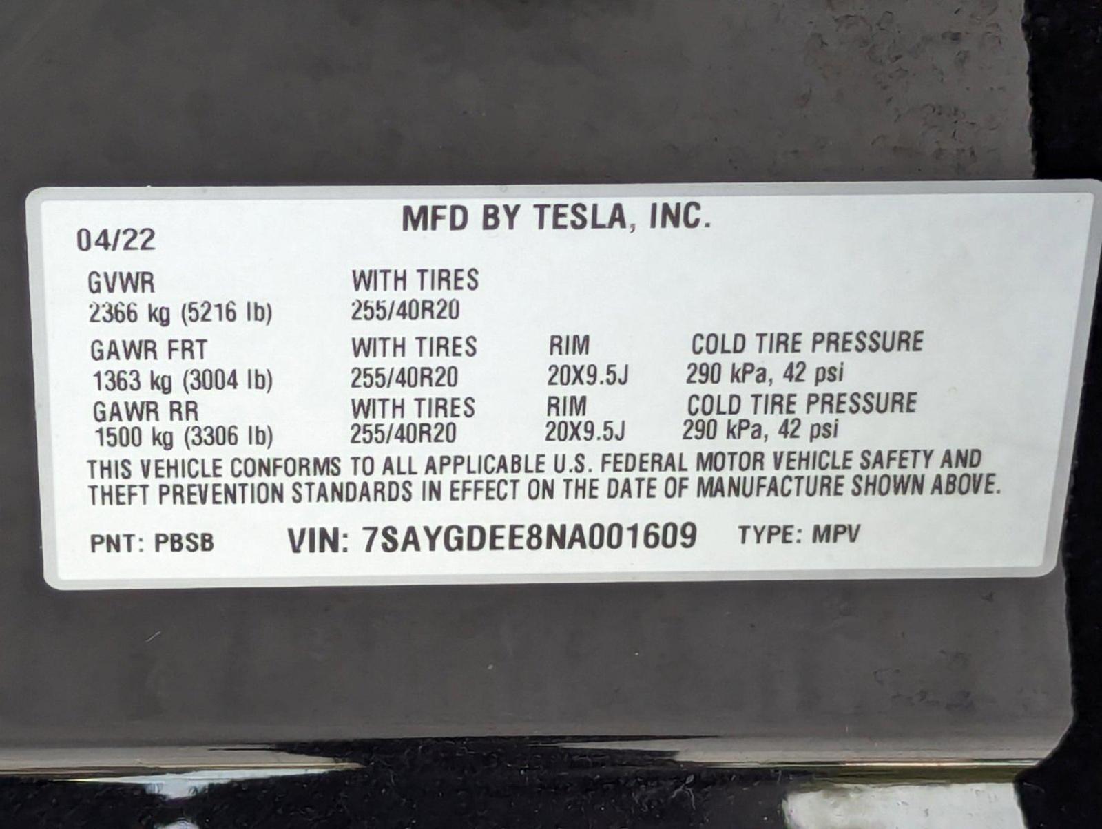 2022 Tesla Model Y Vehicle Photo in Pembroke Pines , FL 33027