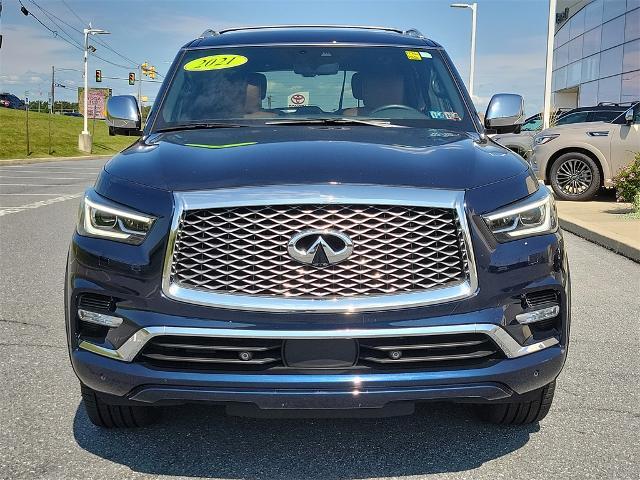 Used 2021 INFINITI QX80 Sensory 4WD with VIN JN8AZ2BE6M9273772 for sale in Allentown, PA