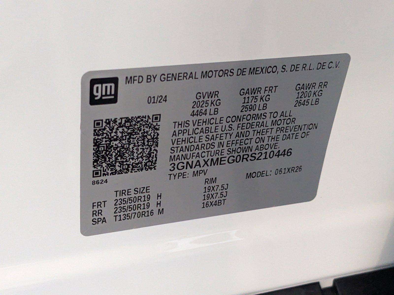 2024 Chevrolet Equinox Vehicle Photo in ORLANDO, FL 32808-7998