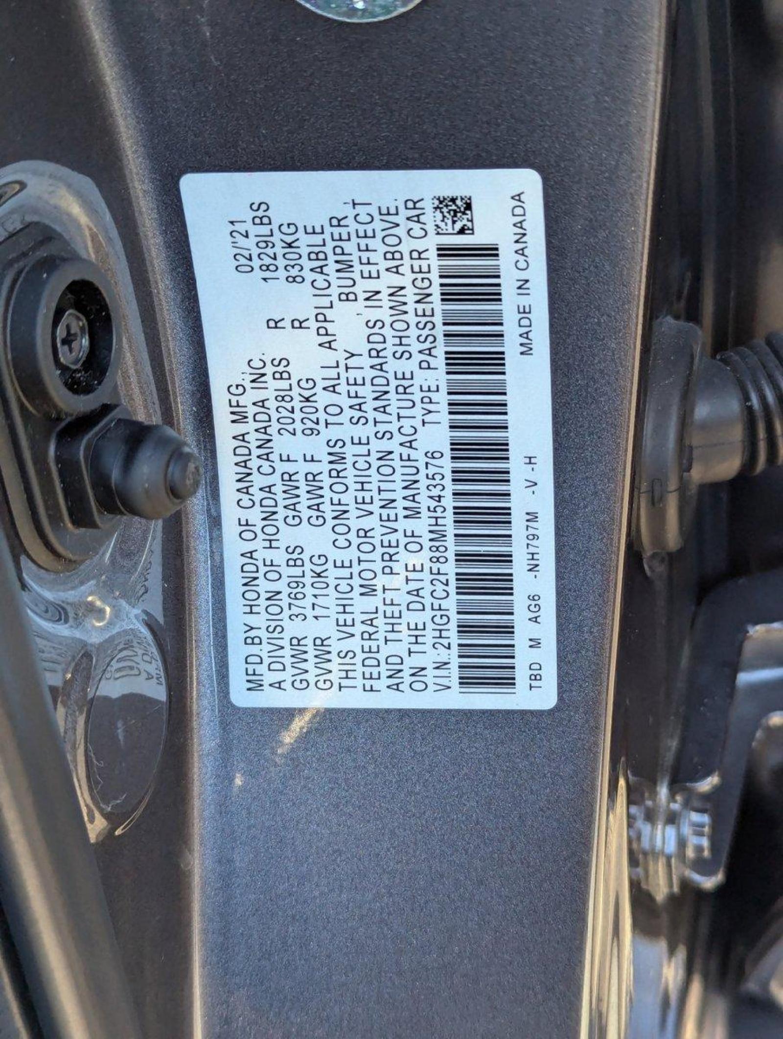 2021 Honda Civic Sedan Vehicle Photo in Miami, FL 33015