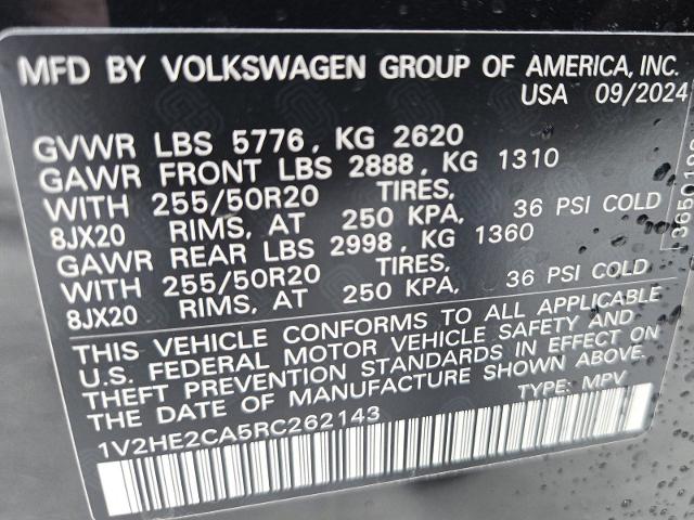 2024 Volkswagen Atlas Cross Sport Vehicle Photo in WEATHERFORD, TX 76087