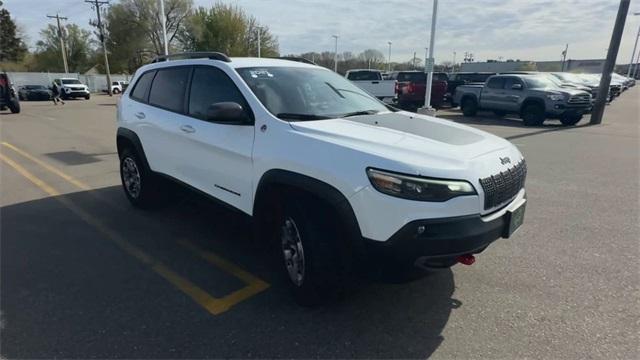 Used 2021 Jeep Cherokee Trailhawk with VIN 1C4PJMBX4MD140452 for sale in Saint Cloud, Minnesota