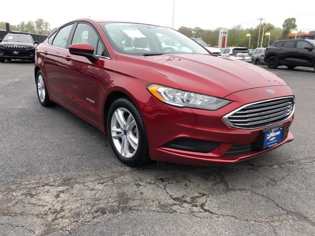 Used 2018 Ford Fusion Hybrid SE with VIN 3FA6P0LU2JR250626 for sale in East Providence, RI