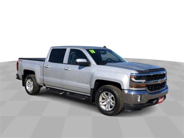 Used 2018 Chevrolet Silverado 1500 LT with VIN 3GCUKREC4JG447043 for sale in Hermantown, Minnesota