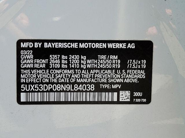 2022 BMW X3 Vehicle Photo in DANBURY, CT 06810-5034