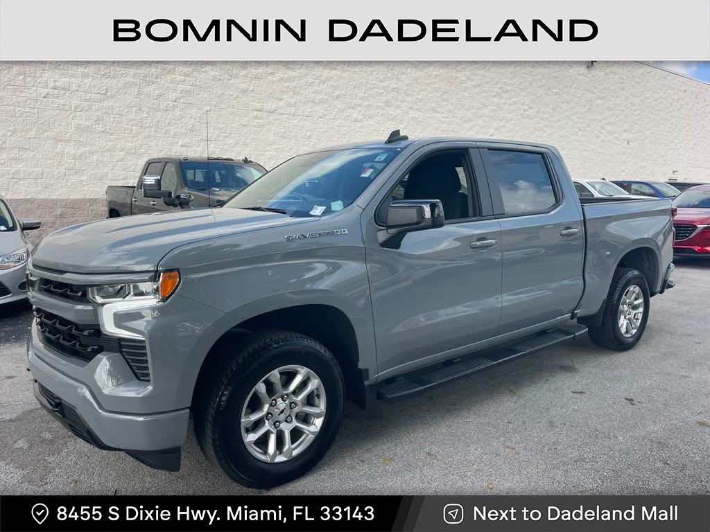 Used 2024 Chevrolet Silverado 1500 RST with VIN 1GCPADEK1RZ168199 for sale in Miami, FL