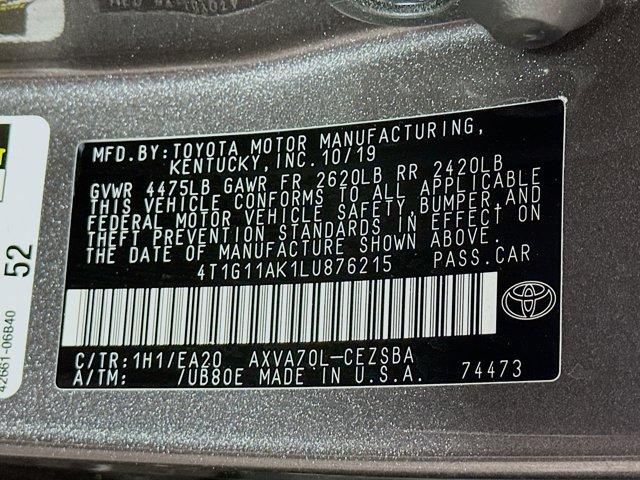 2020 Toyota Camry Vehicle Photo in Flemington, NJ 08822