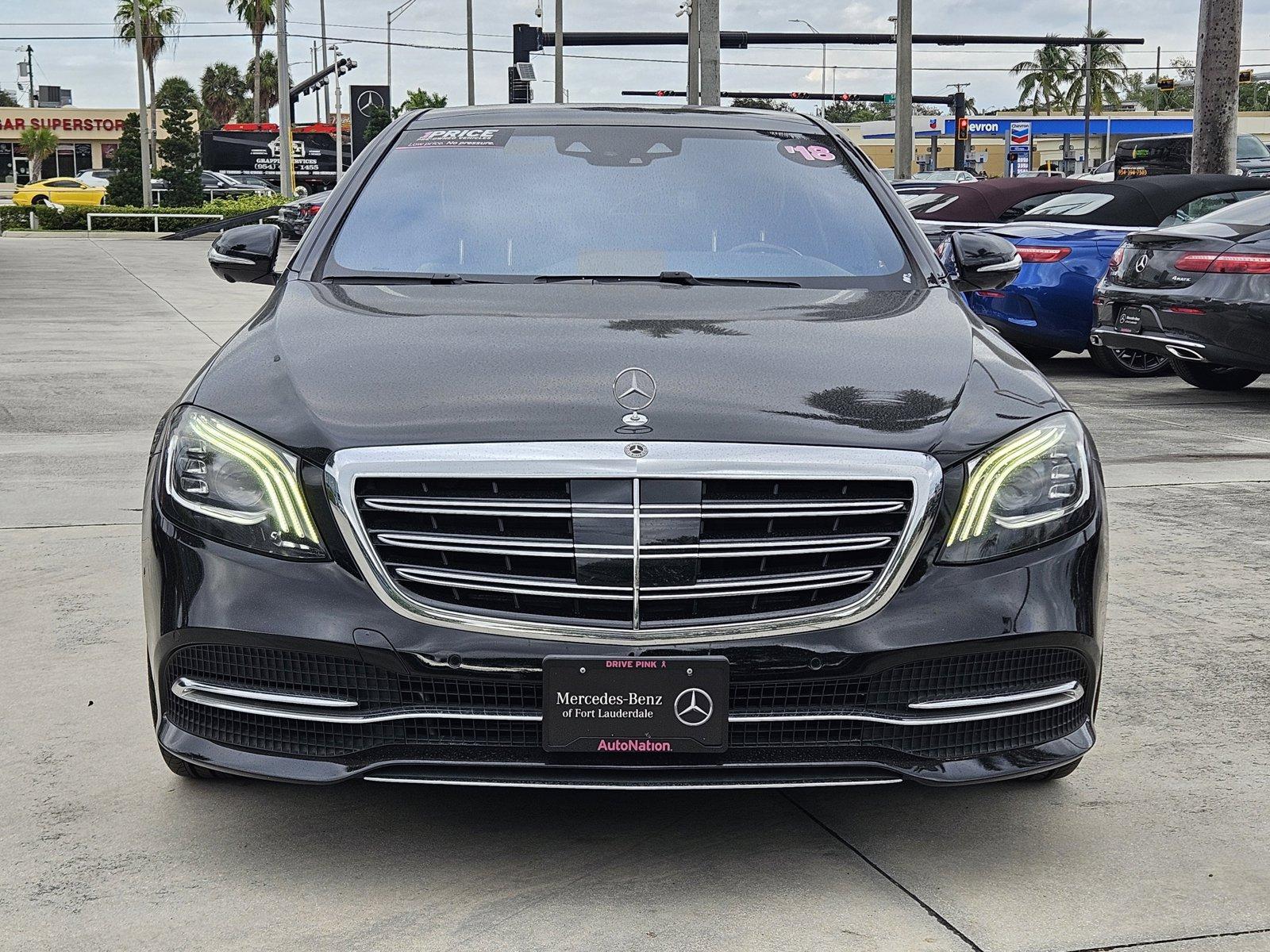 2018 Mercedes-Benz S-Class Vehicle Photo in Fort Lauderdale, FL 33316