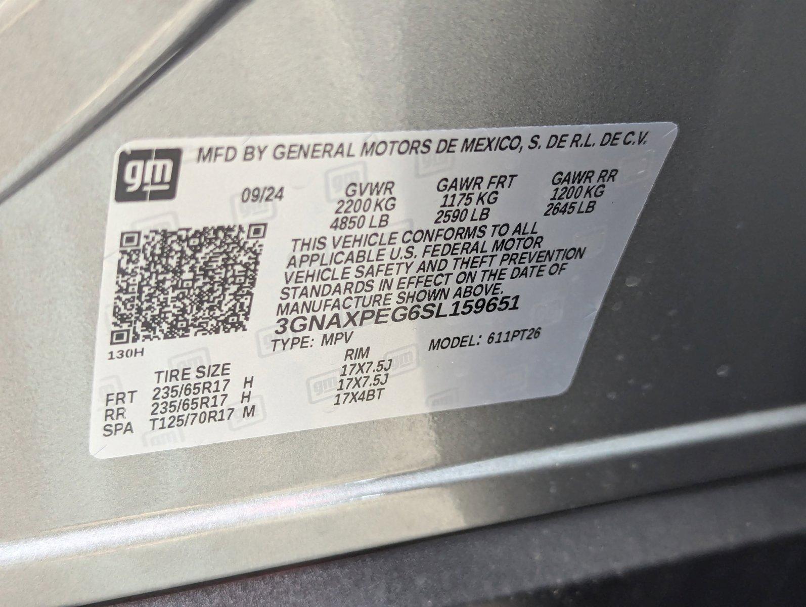 2025 Chevrolet Equinox Vehicle Photo in MIAMI, FL 33134-2699