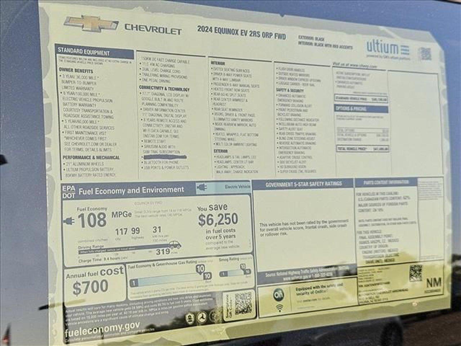 2024 Chevrolet Equinox EV Vehicle Photo in PEORIA, AZ 85382-3715