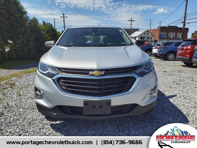 Used 2021 Chevrolet Equinox LS with VIN 3GNAXHEVXMS117318 for sale in Portage, PA