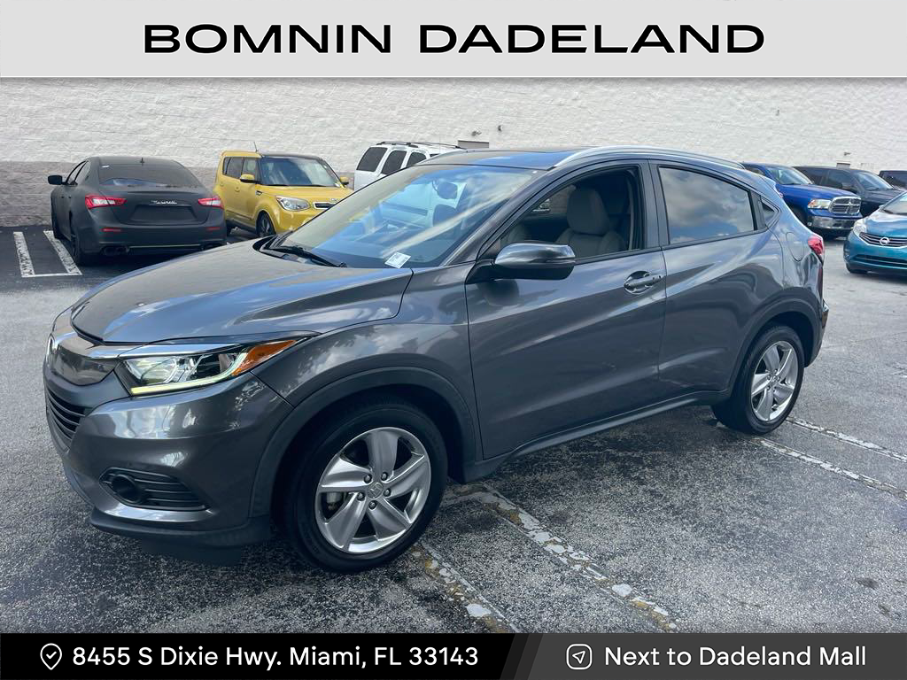 Used 2019 Honda HR-V EX-L with VIN 3CZRU5H77KM721968 for sale in Miami, FL