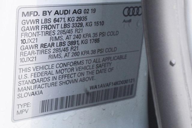 2019 Audi Q8 Vehicle Photo in HOUSTON, TX 77090