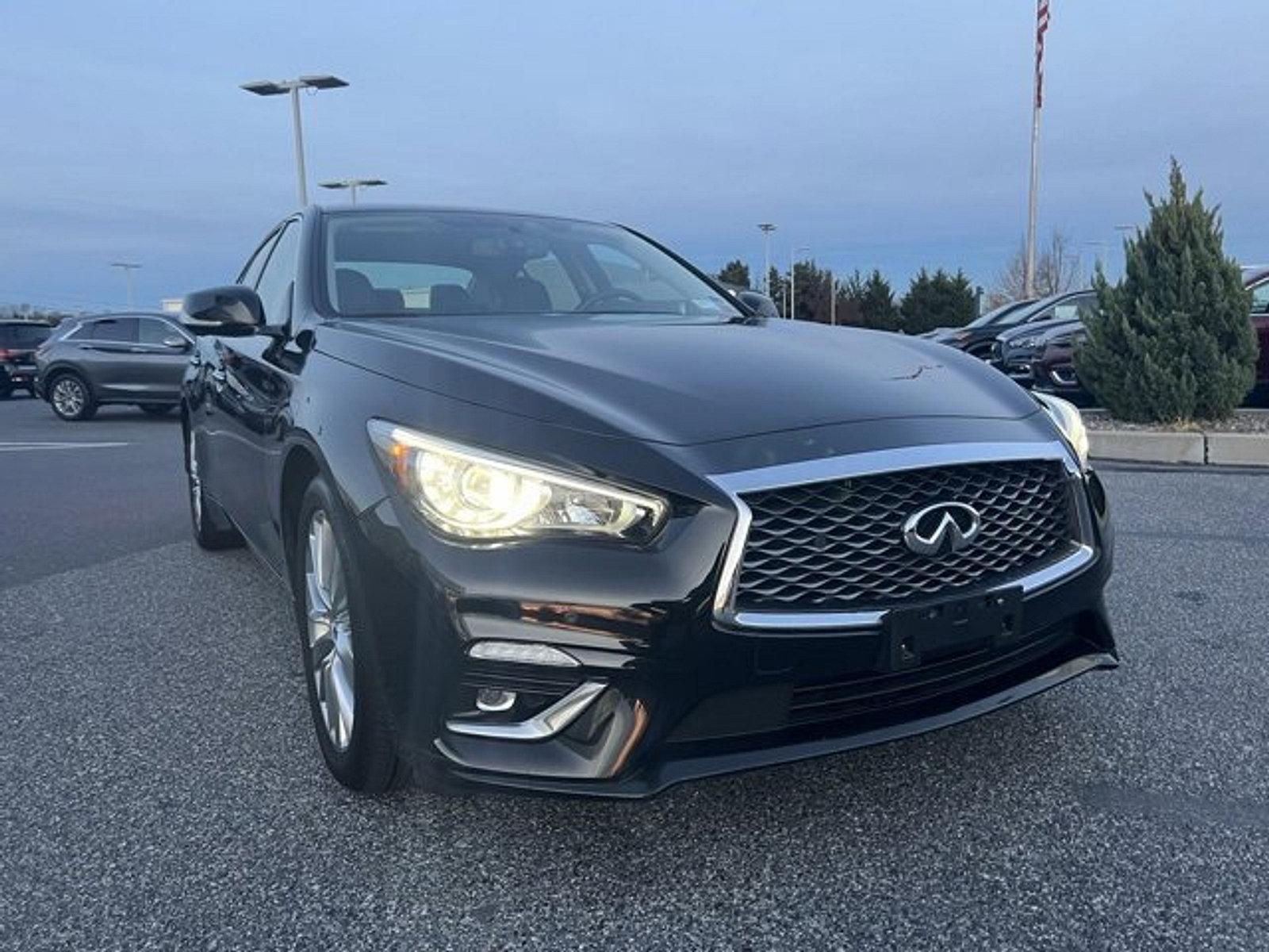 Certified 2021 INFINITI Q50 LUXE with VIN JN1EV7BR5MM754329 for sale in Mechanicsburg, PA