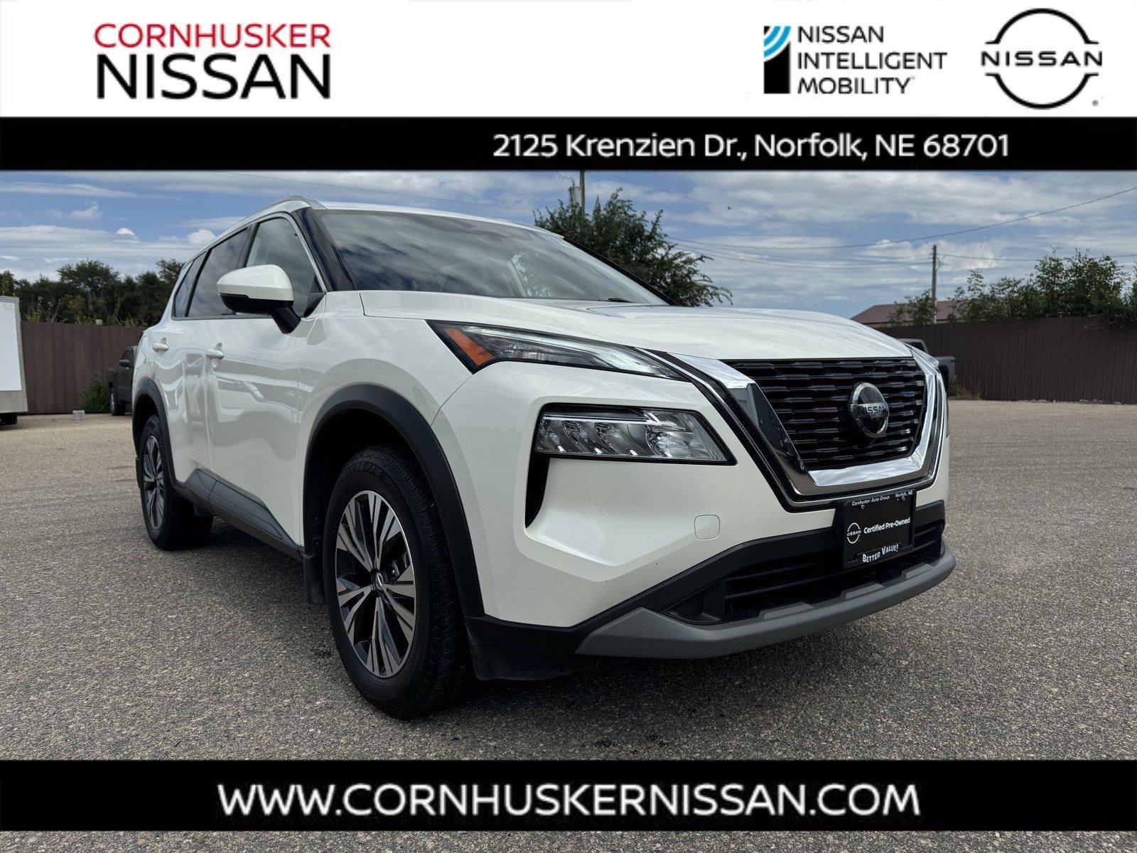 Certified 2021 Nissan Rogue SV with VIN JN8AT3BB7MW215510 for sale in Norfolk, NE