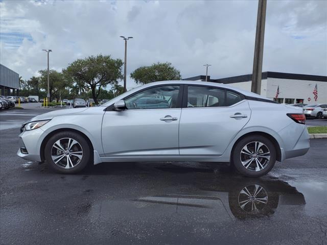 Certified 2021 Nissan Sentra SV with VIN 3N1AB8CV4MY310414 for sale in Doral, FL