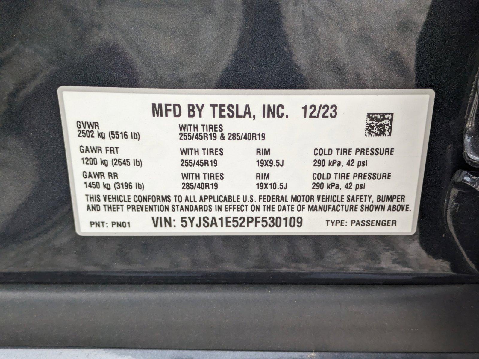 2023 Tesla Model S Vehicle Photo in Bradenton, FL 34207