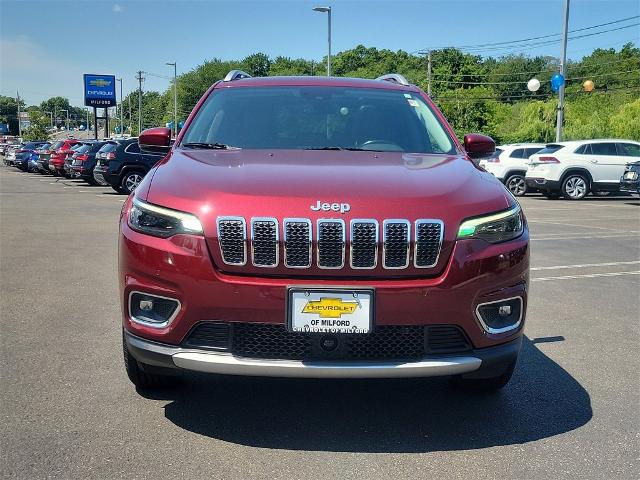 Used 2021 Jeep Cherokee Limited with VIN 1C4PJMDX5MD212627 for sale in Milford, CT