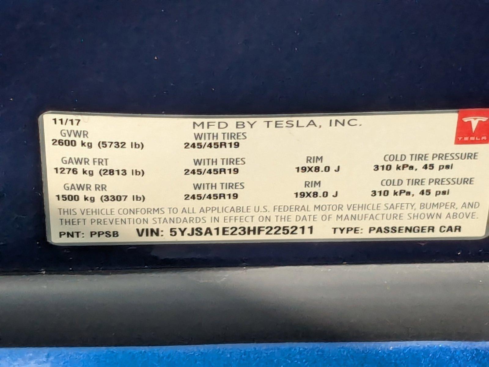 2017 Tesla Model S Vehicle Photo in St. Petersburg, FL 33713