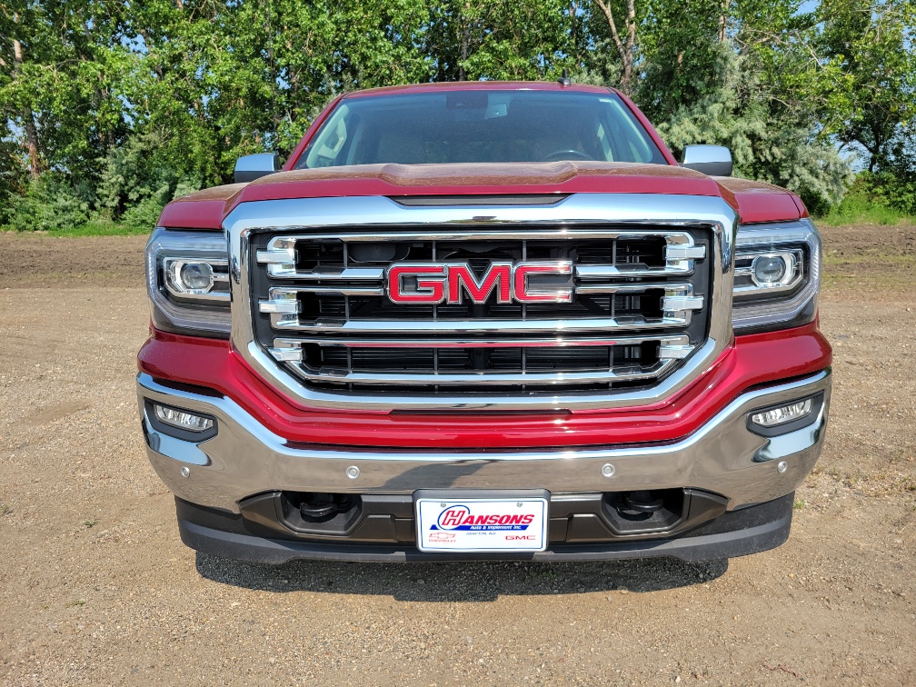 Used 2018 GMC Sierra 1500 SLT with VIN 3GTU2NEC9JG287606 for sale in Grafton, ND