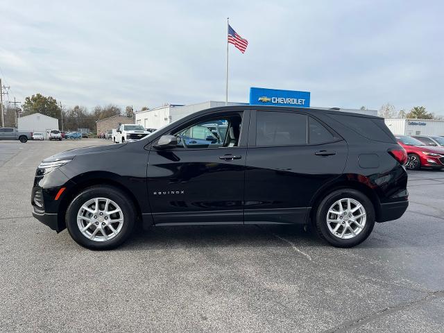 Used 2023 Chevrolet Equinox LS with VIN 3GNAXHEG5PL161548 for sale in North Vernon, IN