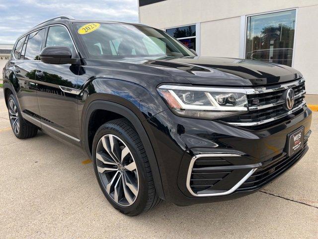 Used 2023 Volkswagen Atlas SEL Premium R-Line with VIN 1V2FR2CA9PC529227 for sale in Decorah, IA