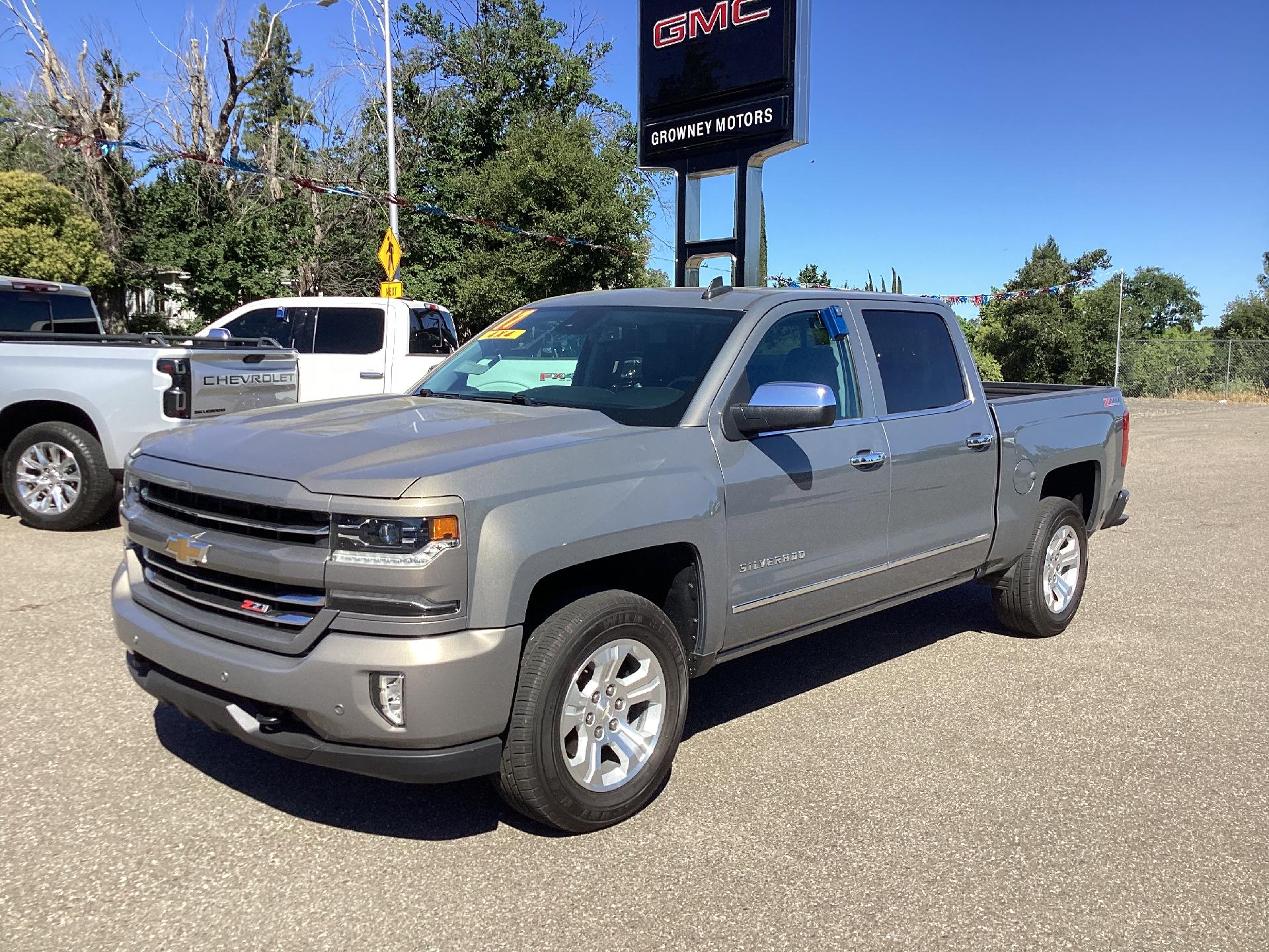 Used 2017 Chevrolet Silverado 1500 LTZ with VIN 3GCUKSEJ4HG349470 for sale in Red Bluff, CA