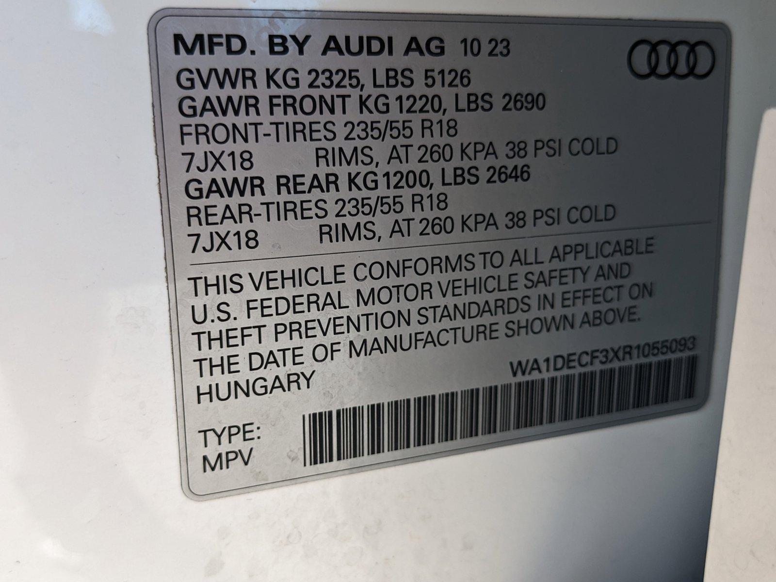 2024 Audi Q3 Vehicle Photo in Davie, FL 33331