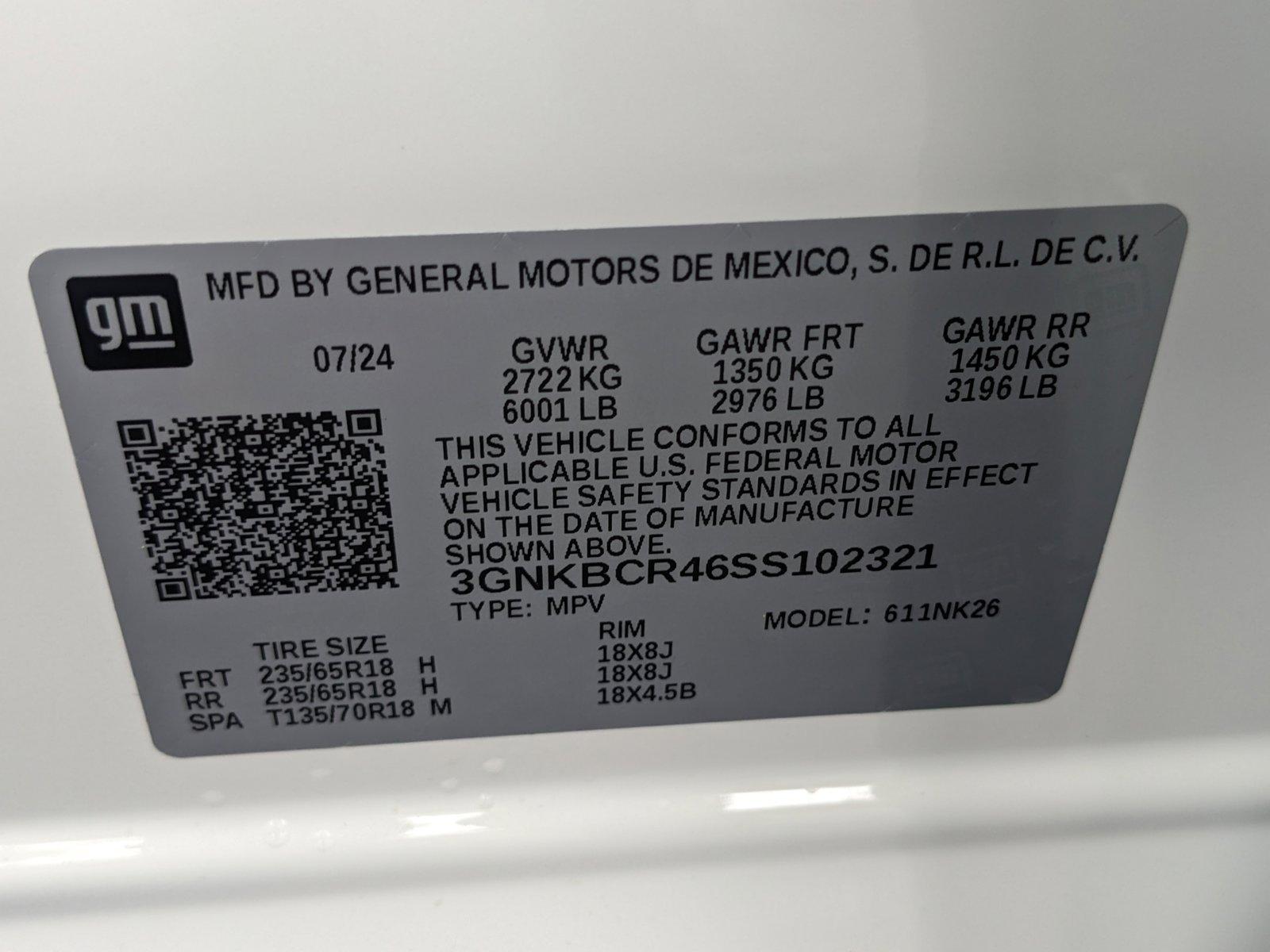 2025 Chevrolet Blazer Vehicle Photo in GREENACRES, FL 33463-3207