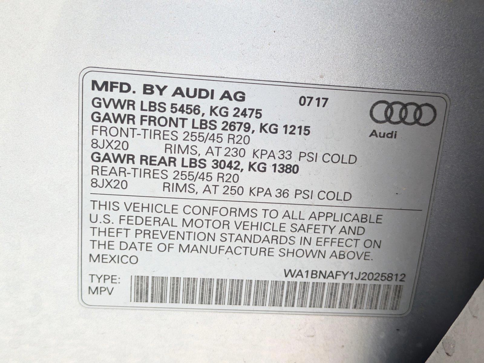 2018 Audi Q5 Vehicle Photo in Sarasota, FL 34231