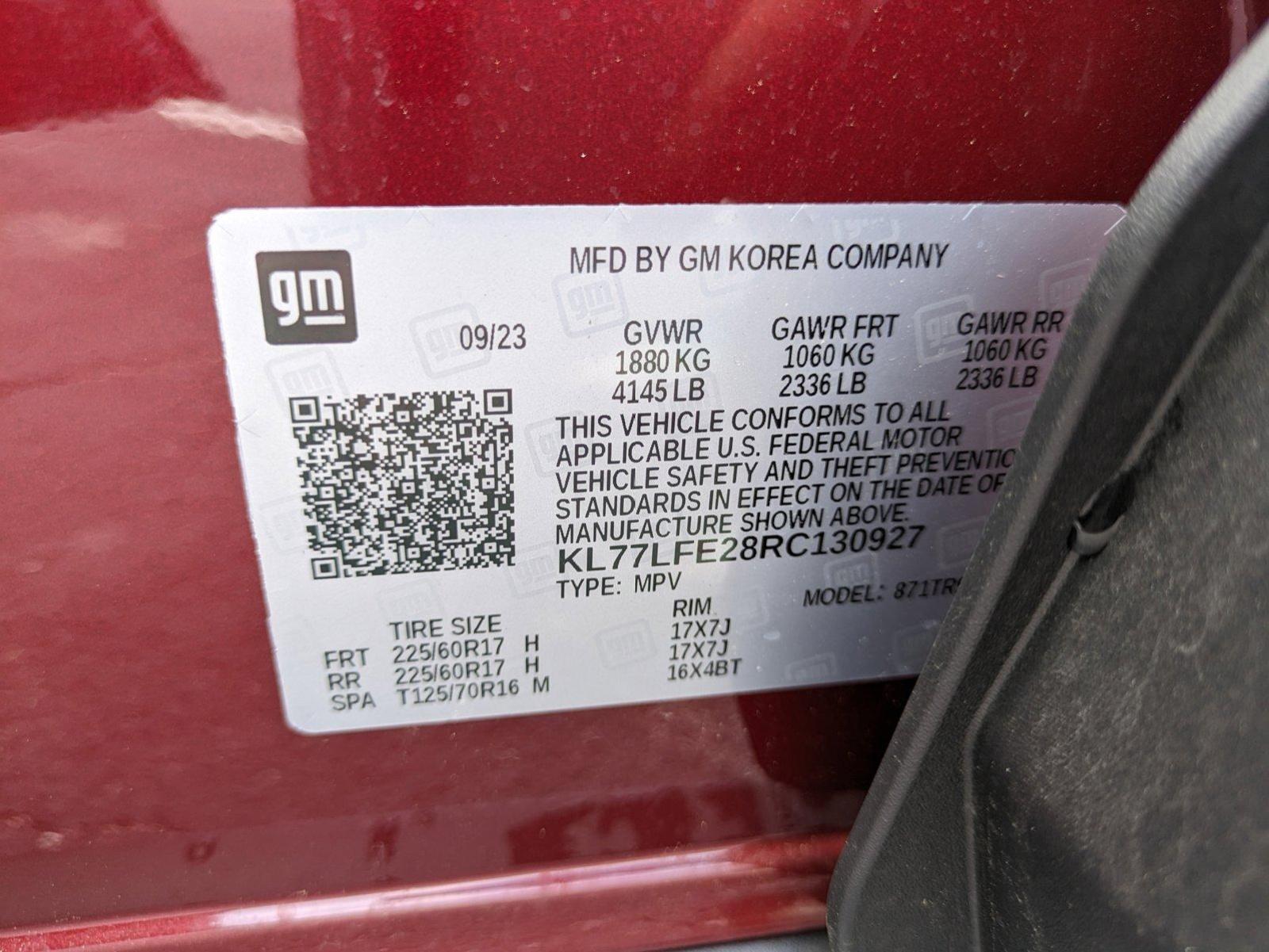 2024 Chevrolet Trax Vehicle Photo in CLEARWATER, FL 33764-7163